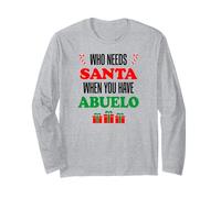Chi ha Bisogno di Babbo Natale Quando Hai Il Nonno Spagnolo di Abuelo Maglia a Manica