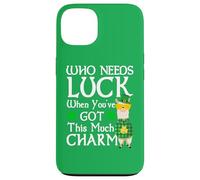 Chi ha bisogno di fortuna quando hai così tanto lama di San Patrizio Custodia per iPhone 13