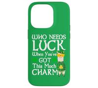 Chi ha bisogno di fortuna quando hai così tanto lama di San Patrizio Custodia per iPhone 14 Pro