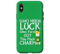 Chi ha bisogno di fortuna quando hai così tanto lama di San Patrizio Custodia per iPhone X/XS