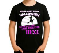 Chi ha bisogno di Halloween - Sono una strega tutto l'anno! Divertente design a strega per persone con carattere, Nero , 4 anni