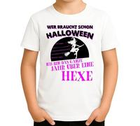 Chi ha bisogno di Halloween - Sono una strega tutto l'anno! Divertente design a strega per persone con carattere, bianco, 10 anni