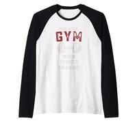 Chi ha bisogno di palestra quando c'è disegno Maglia con Maniche Raglan
