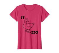 Chi ha sparato al Conte? è Stato stocazzo! Rebus - v1 Maglietta, Donna, Rosso mélange, L