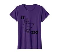 Chi ha sparato al Conte? è Stato stocazzo! Rebus - v1 Maglietta, Donna, Viola, 3XL