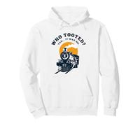 Chi ha Tinto Il Treno e la ferrovia Divertenti Felpa con Cappuccio