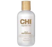 CHI Keratin Silk Infusion, siero idratante per capelli per ripristinare lucentezza, aiuta i capelli secchi e danneggiati, senza solfati, 170 ml