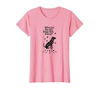 Chi Lascia Che i Cani vengano mangiati? Stanno mangiando i Cani Maglietta, Donna, Rosa, XS