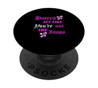 Chi odia il colore rosa si comporta come se non conoscesse Pink Graphic PopSockets PopGrip Adesivo