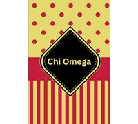 Chi Omega notebook. Contains cardinal and straw polka dots and stripes. 100 college ruled pages. Size 6 x 9 in inches. Glossy cover.: Chi Omega ... Great for note taking at Sorority meetings.