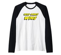Chi osa Vince | Motto Militare Speciale Maglia con Maniche Raglan