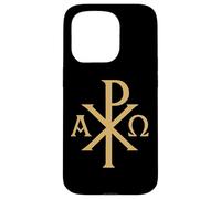 Chi Rho - Alpha Omega - Simboli cristiani Custodia per iPhone 15 Pro