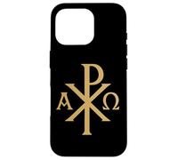 Chi Rho - Alpha Omega - Simboli cristiani Custodia per iPhone 16 Pro