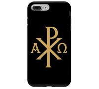 Chi Rho - Alpha Omega - Simboli cristiani Custodia per iPhone 7 Plus/8 Plus