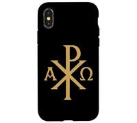 Chi Rho - Alpha Omega - Simboli cristiani Custodia per iPhone X/XS