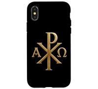 Chi Rho: Alpha Omega - Simboli cristiani - Gesù Cristo Custodia per iPhone X/XS