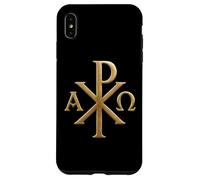 Chi Rho: Alpha Omega - Simboli cristiani - Gesù Cristo Custodia per iPhone XS Max