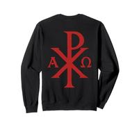 Chi Rho - Alpha Omega - Simbolo cristiano precoce Felpa