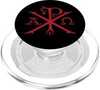 Chi Rho e Alpha Omega simbolo paleocristiano PopSockets PopGrip per MagSafe
