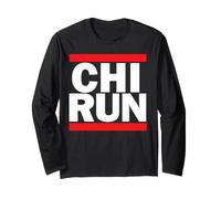 Chi Run Running Club Chicago Runner Marathon Maglia a Manica