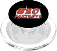 Chi scoreggia? Carino divertente divertente retrò bolla di discorso scherzo PopSockets PopGrip per MagSafe