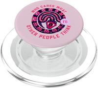 Chi se ne frega di cosa pensano gli altri (Snake Graphic) PopSockets PopGrip per MagSafe
