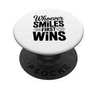 Chi sorride per primo vince una competizione esilarante PopSockets PopGrip Adesivo