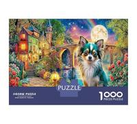 Chi sul Fiume 1000 Pezzi Enigma Per Il Relax Mentale Cane del Ponte per Office Break Puzzle - Il Puzzle Più Venduto 38x26cm/1000pcs