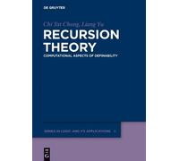 Chi Tat Chong Liang Yu Recursion Theory (Copertina rigida)