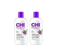 CHI VOLUMECARE Volume Shampoo & Balsamo Set - 355 ml ciascuno - per pienezza e forza, capelli fini e sottili, senza parabeni