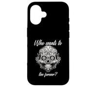 Chi vuole vivere per sempre (Dichiarazione di vita e grafica messicana) Custodia per iPhone 16