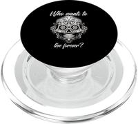Chi vuole vivere per sempre (Dichiarazione di vita e grafica messicana) PopSockets PopGrip per MagSafe