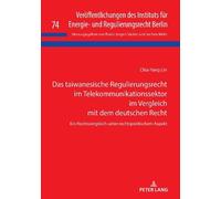 Chia-Yang Lin Das taiwanesische Regulierungsrecht im Telekomm (Copertina rigida)