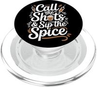 Chiama i colpi e sorseggia l'infermiera delle spezie alla zucca PopSockets PopGrip per MagSafe