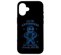 Chiamami antisociale ma per favore non chiamarmi in realtà Custodia per iPhone 16