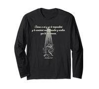 Chiamami e risponderò a Geremia 33:3 Preghiera Cristiana Maglia a Manica