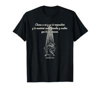 Chiamami e risponderò a Geremia 33:3 Preghiera Cristiana Maglietta