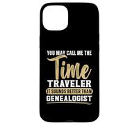 Chiamami il viaggiatore del tempo Suona meglio del genealogista Custodia per iPhone 15 Plus