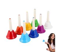 Chiamata musicale Bell - Strumento di squillo portatile, strumento di apprendimento creativo | Accessorio di pratica del suono chiaro colorato per le aule di terapia dei cori delle scuole celebrazioni