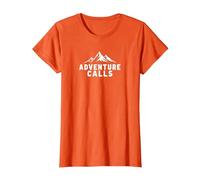 Chiamate di Avventura: Mountain Explorer Maglietta, Donna, Arancio, L