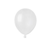 CHIANESE 100pz Palloncini Professionali 13cm Metal Bianco | Palloncini Metallizzati per Compleanno, Matrimonio, Anniversari, Feste, Palloncini Grandi