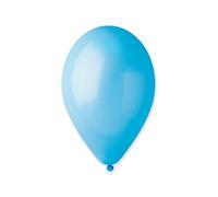 CHIANESE 100pz Palloncini Professionali 26 cm Celeste Pastello | Palloncini Tondi per Compleanni, Matrimoni, Anniversari, Feste e Decorazioni