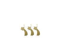 Chianese Appendino Addobbo Stella Cometa Dorata 10cm - 3 Pezzi per Albero di Natale e Presepe - Decorazione Elegante per Feste Natalizie, Ideale per Creare Atmosfere Magiche