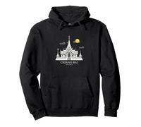 Chiang Rai White Temple Thailandia Guida Prodotto Felpa con Cappuccio