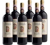 Chianti Classico | Rocca di Castagnoli | I Vino Rosso Toscana | Confezione da 6 Bottiglie da 75 Cl | Idea Regalo