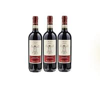 Chianti DOCG 2022 75cl - Vino Rosso Italiano 13% Vol - Elegante, Fruttato e Armonioso - Ispirato al Genio di Leonardo - Eccellenza Toscana Made in Italy Premium (3BT)