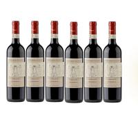 Chianti Riserva DOCG 2021 75cl - Vino Rosso Italiano 13,5% Vol - Elegante, Strutturato e Vellutato - Invecchiato in Botti di Rovere - Eccellenza Toscana Made in Italy Premium (6 bottiglie)