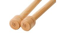 Chiaogoo - Chiaogoo Natural (30 cm, 2,25 mm) Ago di bambù a punta a punto singolo - 1 unità