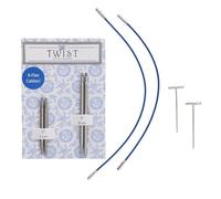 Chiaogoo - Chiaogoo Twist (5 + 8 cm, 3,50 mm) Short Shorchangeable Agon TIPS COMBO PACCHETTO - 1 unità Multicolore