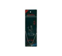 Chiaogoo Knit RED Ferro Circolare per Maglia in Acciaio Inossidabile 23 cm 2,75 mm 1 unità